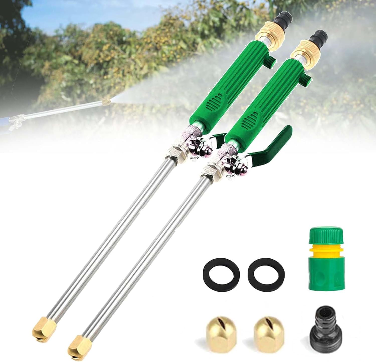 Jetsono Ressure Washer, Jetsono High Pressure Surface Cleaning Power Compact and Lightweight, with Hose Quick Connectors, for Floor Wall Fence Cleaning Garden Watering